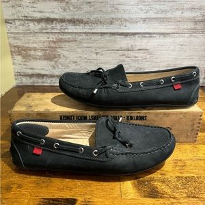 MARC JOSEPH  Women's Handmade Black Leather Golf Loafers SZ 10